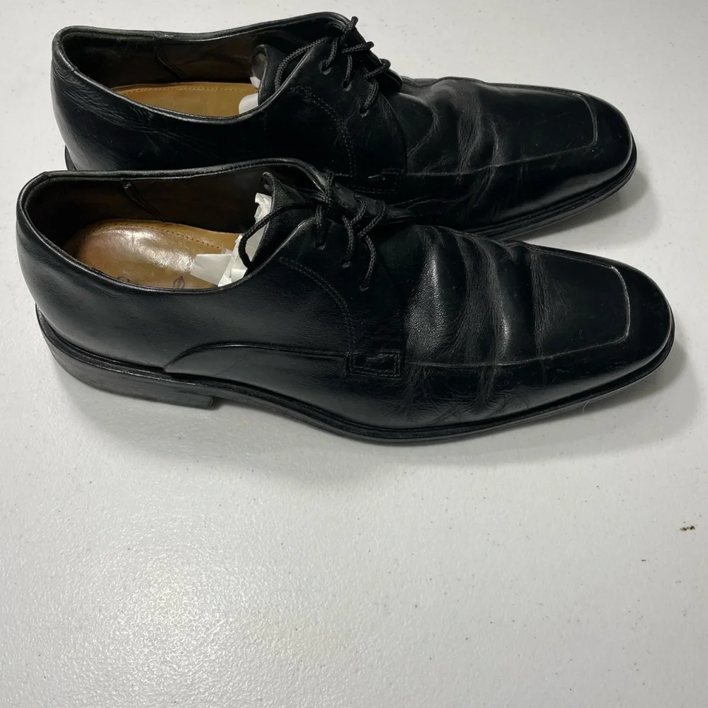 Cole Haan Nike Air Classic Black Leather Men's Shoes Size 9M SB-95